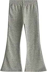 [Generic] Girl's Flare Trousers Fashion Leisure Style Trendy Comfortable Soft Fit Casual Comfy Fashion Toddler Trousers