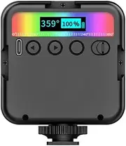 Binxind Video Conference Fill Light Pocket Light Led Vlog Full Color Fill Light Selfie Beauty Fill Light