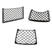 Black Net Car String Bag Frame Mesh Netting Chart Pocket Bus Hall Backrest