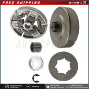 For Stihl MS290 MS390 029 039 3/8" 7T Clutch Drum Sprocket Rim Bearing Kit