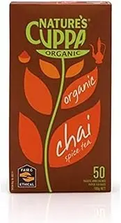 Natures Cuppa Organic Chai Spice Tea 50 Paper Teabags