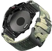 Compatible With Garmin, Canvas Watch Band Sports Strap For Fēnix/Instinct/Tactix/Vivoactive/Approach/MARQ/Quatix/D2/Forerunner/Enduro, Tough Replacement Band For Men, 20/22/26MM