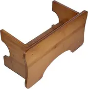 1pc Toilet Stool for Adults Non Slip Bathroom Footstool Compact Space Saving Step Stool Stable Support for Proper Pooping Posture Stylish Tea Color Design
