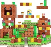 Magnetic Building Blocks for Kids 64 PCS, Magnetic Cubes Construction Set with Storage Box, Educational Sensory Toys, Magnet Tiles for Boys & Girls Birthday Gifts