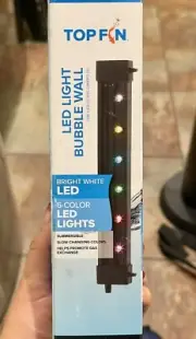 TOP FIN LED Light Bubble Wall 6 Color LED Lights 6” NIB