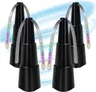 Hibiker Stretchable Fly Fans for Tables 4 Packs,Portable Outdoor Fan,Food Fan...