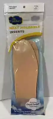 Dr. Comfort Heat Moldable Cloud Contour Inserts Shoe Insole Sz M 9.5, W 11 NWT