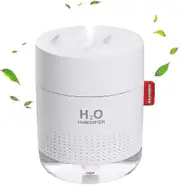 Plants Humidifier , Silent Portable Humildifier , 500ml Quiet Air Humidifier With Two Adjustable Mis
