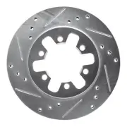 Dynamite Friction Front Driver Side Disc Brake Rotor for Nissan (631-67081L) (for: Nissan)