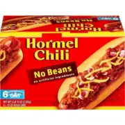 Hormel Chili No Beans, 15 oz. Cans - 6 Pack - Savory & Ready-to-Eat