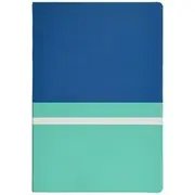 Keji A5 Colourblock Notebook 160 Page Blue
