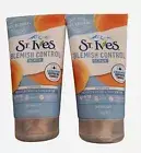 2 X St. Ives Blemish Control Natural Apricot Cleansing Face Scrub 150ml