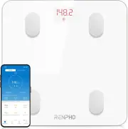 RENPHO Bluetooth Body Fat Scale with App,Smart Digital Bathroom Scale for Body W
