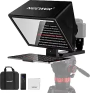 NEEWER X12B Aluminum Alloy Liftable Teleprompter 12" for iPad Tablet Phone DSLR