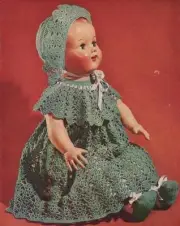 VINTAGE BABY DOLL 15" & 22 " - COPY doll crochet pattern