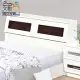 【文創集】凱菲 環保5尺雙人南亞塑鋼床頭箱(不含床底＆床墊) 時尚雙色