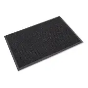 Super-Soaker Wiper Mat w/Gripper Bottm, Polypropylene, 45" x 68", Charcoal