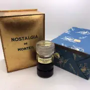 VINTAGE Monteil Nostalgia 1 oz perfume extrait mini bottle 1950's