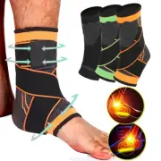 Ankle Support Brace Compression Sleeve Foot Tendon Plantar Fasciitis Relief Pain