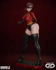 Elastigirl Statue 3D Print Unpainted/Unassembled