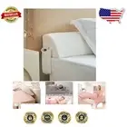 Elegant Bed Wedge Pillow for Headboard Gap - Removable Cover, Storage Pockets