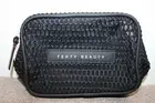 NEW Fenty Beauty Makeup Cosmetics Bag Black Mesh Lace Design 7x5x2 RIHANNA