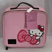 Hello Kitty X Impressions Large Pink Makeup Train Case Cosmetic New With Tag