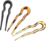Mikinona Vintage Hair Accessories 3pcs French Hair Pin Pin Stick Hair Sticks for Buns Women's Hair Forks
