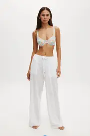 [Body] Body - The Essential Beach Pant - White S WHITE