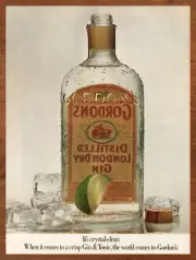 1978 Gordon's Gin Vintage Print Ad/Poster 70s Retro Man Cave Bar Pop Art Décor