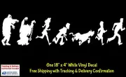 The Scooby Gang 18" x 4" White Vinyl Decal Car Truck Van Window