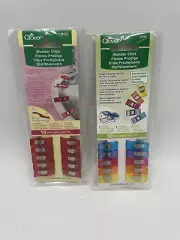 Clover Wonder Clips 10 Pieces Red or Multi Colors