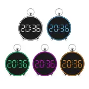 Digital Alarm Clock Quiet Temperature Date Display for Desk Large LED Clock