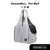 在飛比找蝦皮商城優惠-HamshMoc 便攜寵物斜背包 透氣貓咪外出包 輕便耐用 