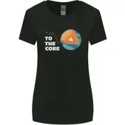 To the Core Climate Change ECG Heart Pulse Womens Wider Cut T-Shirt