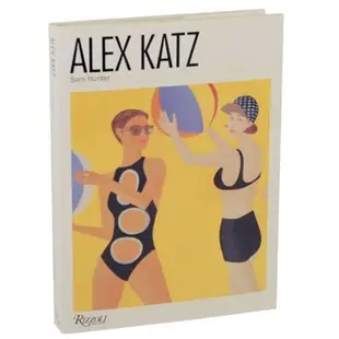 《文化國際通》-畫集 Alex Katz-亞歷克斯卡茨-美國的形像畫家，以繪畫，雕塑和版畫著稱(稍有氾黃內頁無損)