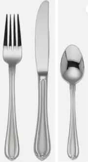 Gorham Silver Melon Bud 3-Piece Set Teaspoon Knife Dinner Fork