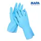 買一送一｜ MAPA 117(8號)清潔手套 天然橡膠手套 耐酸鹼手套 超薄植绒內襯手套