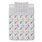 Lunarable Music Microfiber Bedspread Set, Notes on Circle Shape Geometric Bac...