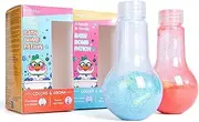2 Pack Kids Bath Bombs Fizzy Bubble Bath Explosions for Kids, Fun Science Flask Colorful Foam Bubble Bath Bomb Fun & Educational Kids Bath Experience