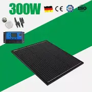 300W 12V Solar Panel Kit Caravan Home Off Gird Battery Charging Power 300 Watt
