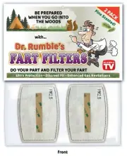 Camping FART FILTER Joke Gag - Tent Camp Funny Birthday Gift CHERRY AIR PM2.5