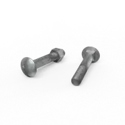 ZENITH M12 x 75mm Hot Dip Galvanised Cup Head Bolts & Nuts