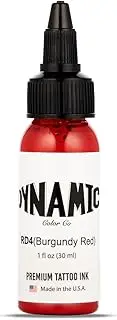 Dynamic Tattoo Ink Color Burgundy Red 1oz