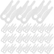 Ciieeo Plastic Shirt Packing Clips 200pcs Small Shirt Clamps Clothes Fixing Tool for Clothing Shaping