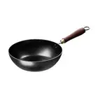 Small Wok Pan Traditional Hammered Stir Fry Pan for Induction Cooker Gas