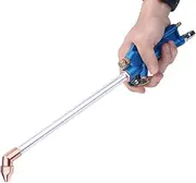 AD25 Pneumatic Air Duster Bending Lengthened Air Blower Gun Cleaning Tool 400mm Long for Mechanical Interior