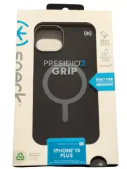 BB. Speck Presidio2 Grip Case iPhone 15 Plus/iPhone 14 Plus -Black (MagSafe)