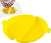 Egg Cooker - Portable Egg Poacher | Non Stick Omelette Pan with Lid | Silicone Egg Poacher Microwave | Egg Steam Cooker Kitchen Gadget for Home Kitchen Microwaves Ovens