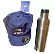 US Open Hat and Sport Canteen 20 Oz Corkcicle American Needle W Tags New Tennis